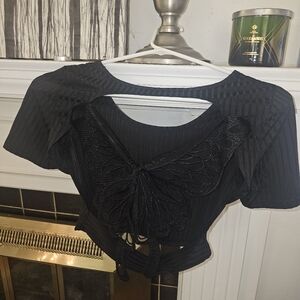 Butterfly Back crop top